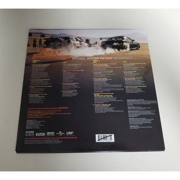 Fast & Furious Original Soundtrack LP Vinyl Record Album EUC - Picture 3 of 4